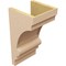 Ekena Millwork 9"W x 9"D x 18"H Wide Diane Rough Cedar Woodgrain TimberThane Corbel, Primed Tan CORUR09X09X18DIARCPR - alternate 4